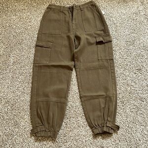Forever 21 Olive Joggers